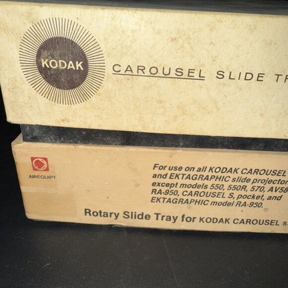 Vintage Kodak Carousel Slide Tray for 80 Slides in Original Box Index Card 2 - Picture 15 of 16